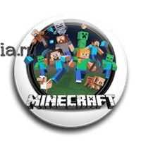 Значок "Minecraft" (Майнкрафт)    - фото 14314