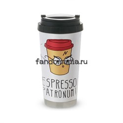 Термокружка стальная "Espresso patronum" (Гарри Поттер) - фото 15922