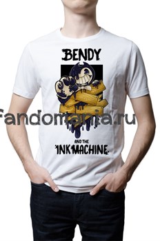 Футболка "Бенди и чернильная машина" (Bendy and the Ink Machine) 7728 - фото 18779