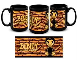 Большая черная кружка "Бенди и чернильная машина(Bendy and the Ink Machine" 15820 - фото 40868