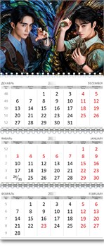Календарь квартальный "Южные архивы" дорама 2027 год 16156