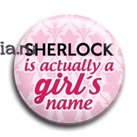 Значок "Girl's name" (Шерлок) - фото 6089