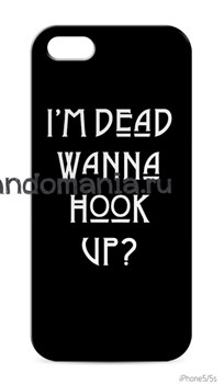 Чехол для мобильного телефона "I`m dead wanna hook up" (Американская история ужасов) - фото 8944