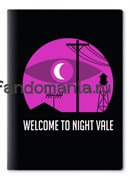Обложка на паспорт виниловая "Night Vale" (Найт Вейл)