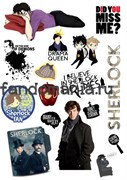 Набор стикеров "Шерлок"