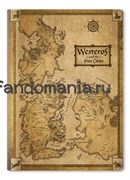 Обложка на паспорт виниловая "Карта Вестероса"  (Игра престолов)