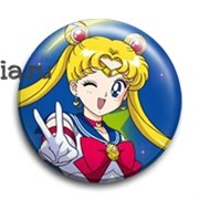 Значок "Сэйлор Мун" (Sailor Moon) 