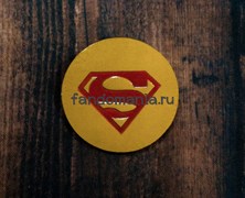 Кожаный значок "Superman"