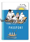 Обложка на паспорт виниловая "Муми-тролль"
