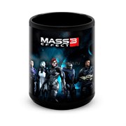 Большая черная кружка "Mass Effect"