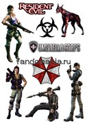 Набор стикеров "Resident Evil"