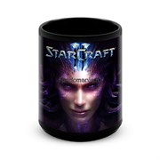 Большая черная кружка "Старкрафт" (Starcraft)