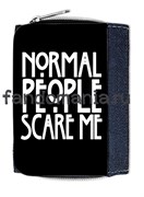 Кошелек "Normal people scare me" (Американская история ужасов)