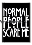Обложка на паспорт "Normal people scare me" (Американская история ужасов)