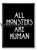 Обложка на паспорт "All Monsters Are Human" (Американская история ужасов)