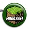 Значок "Minecraft" (Майнкрафт)   - фото 14287