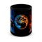 Большая черная кружка "Mortal Combat" 7512