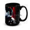 Большая черная кружка "Капитан Америка и Железный Человек" (Marvel) 10738