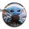 Значок "Малыш Йода" (Мандалорец. Звездные войны) - фото 27371